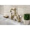 Kingston Brass Bridge Bathroom Faucet with Brass PopUp, Antique Brass KS7973PL - alternate 4
